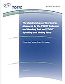 read more about The Relationships of Test Scores Measured by the TOEIC Listening and Reading Test and TOEIC Speaking and Writing Tests